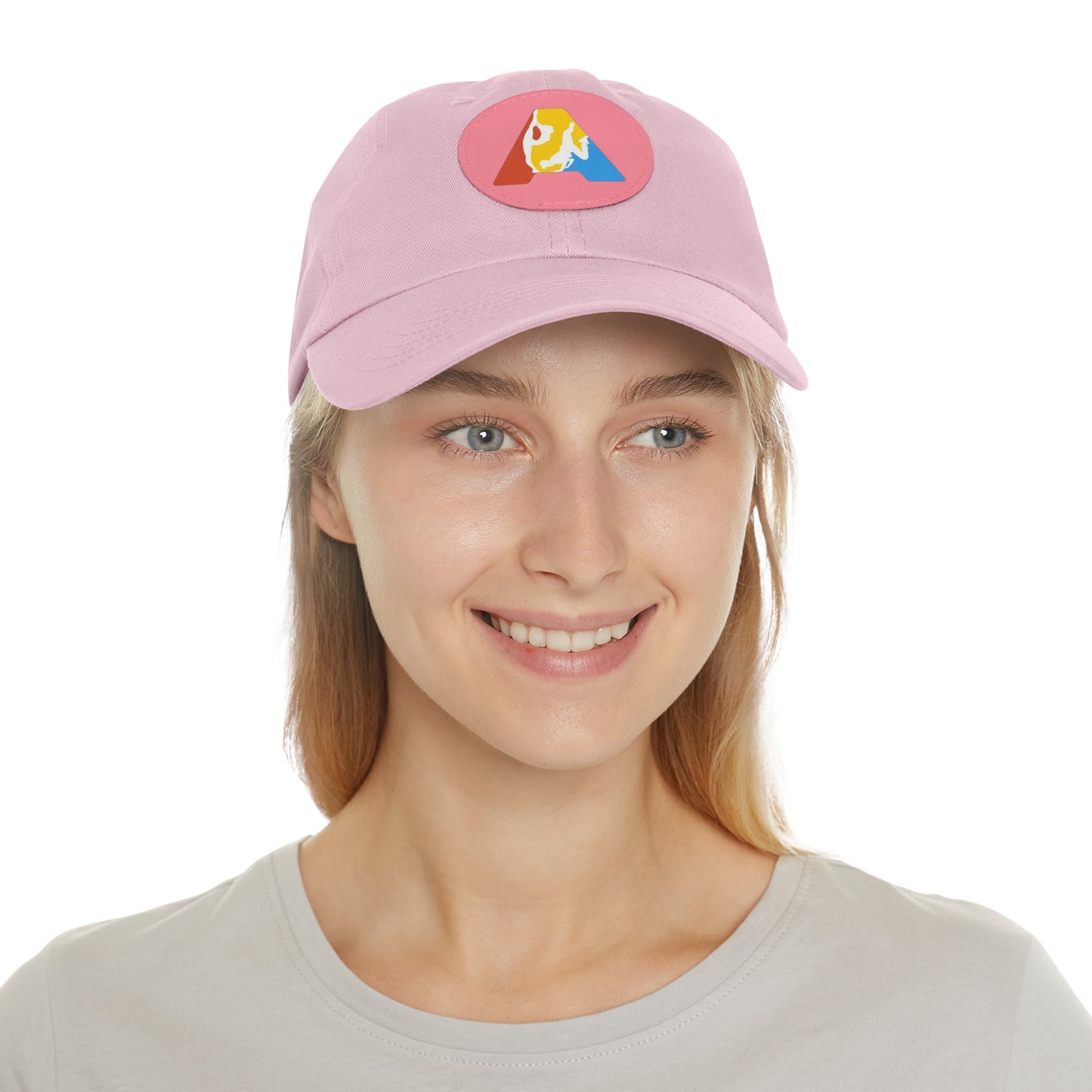 Mom&Dad Hat with Leather Patch (Round - logo imprimat) - Academia Campionilor suporter