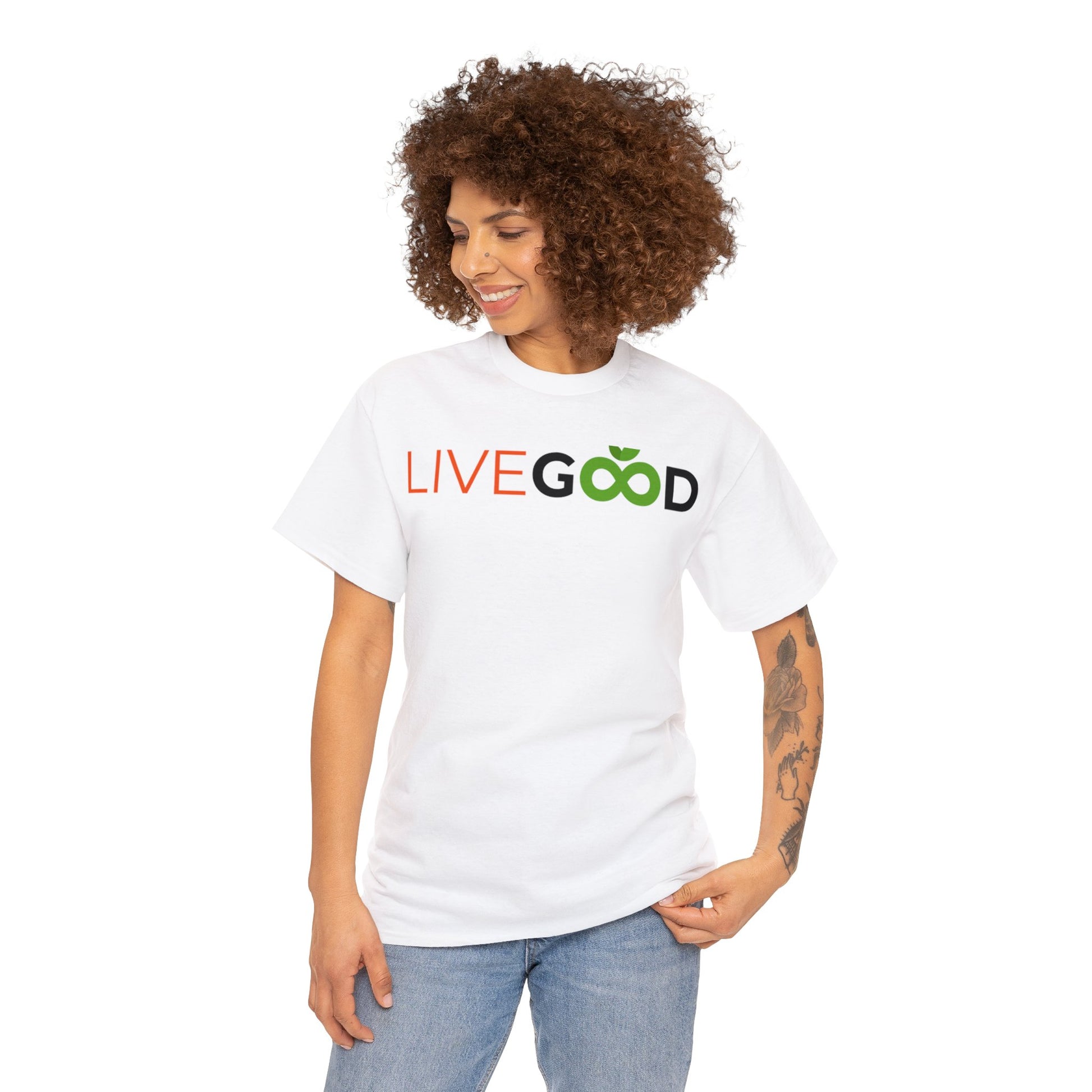 Unisex White T-Shirt Livegood