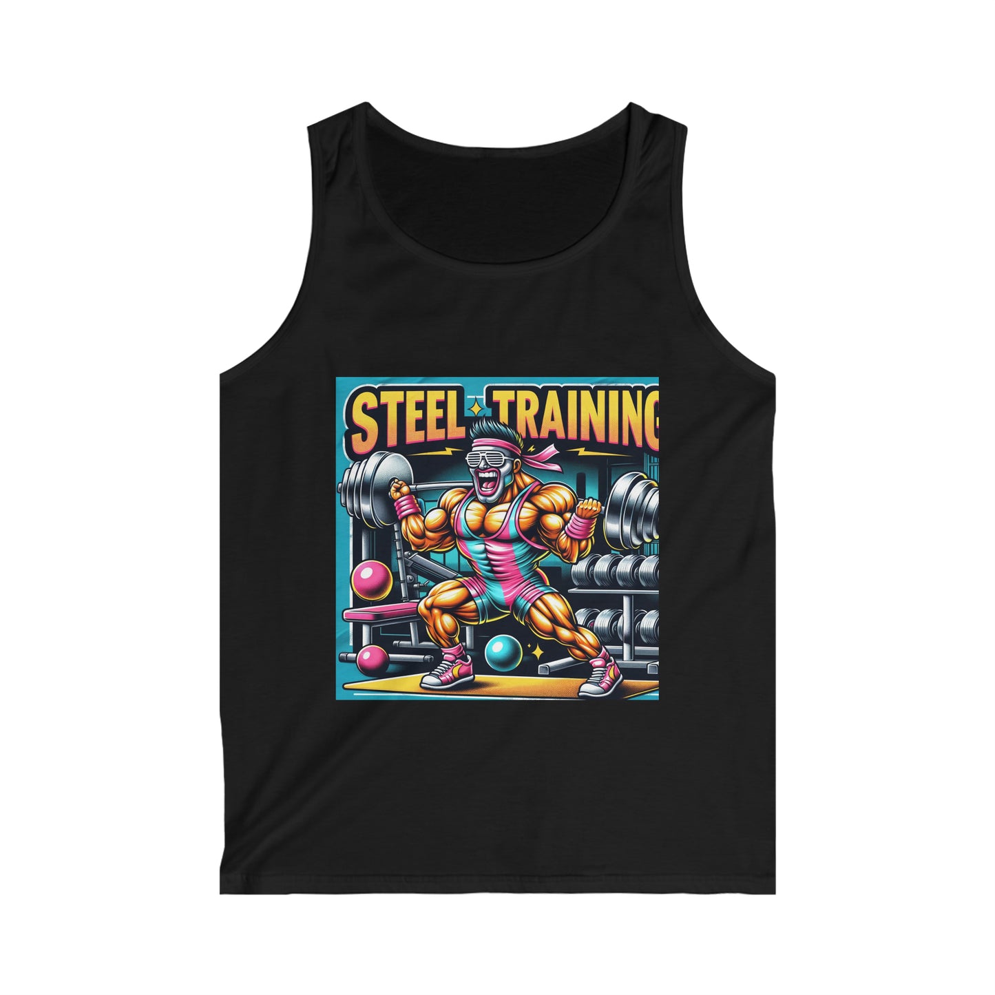 Steel Training Men's Softstyle Tank Top (A0005-ST)