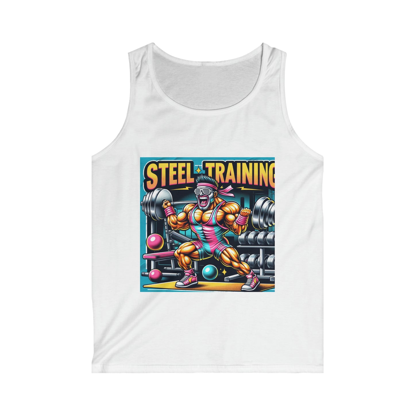 Steel Training Men's Softstyle Tank Top (A0005-ST)