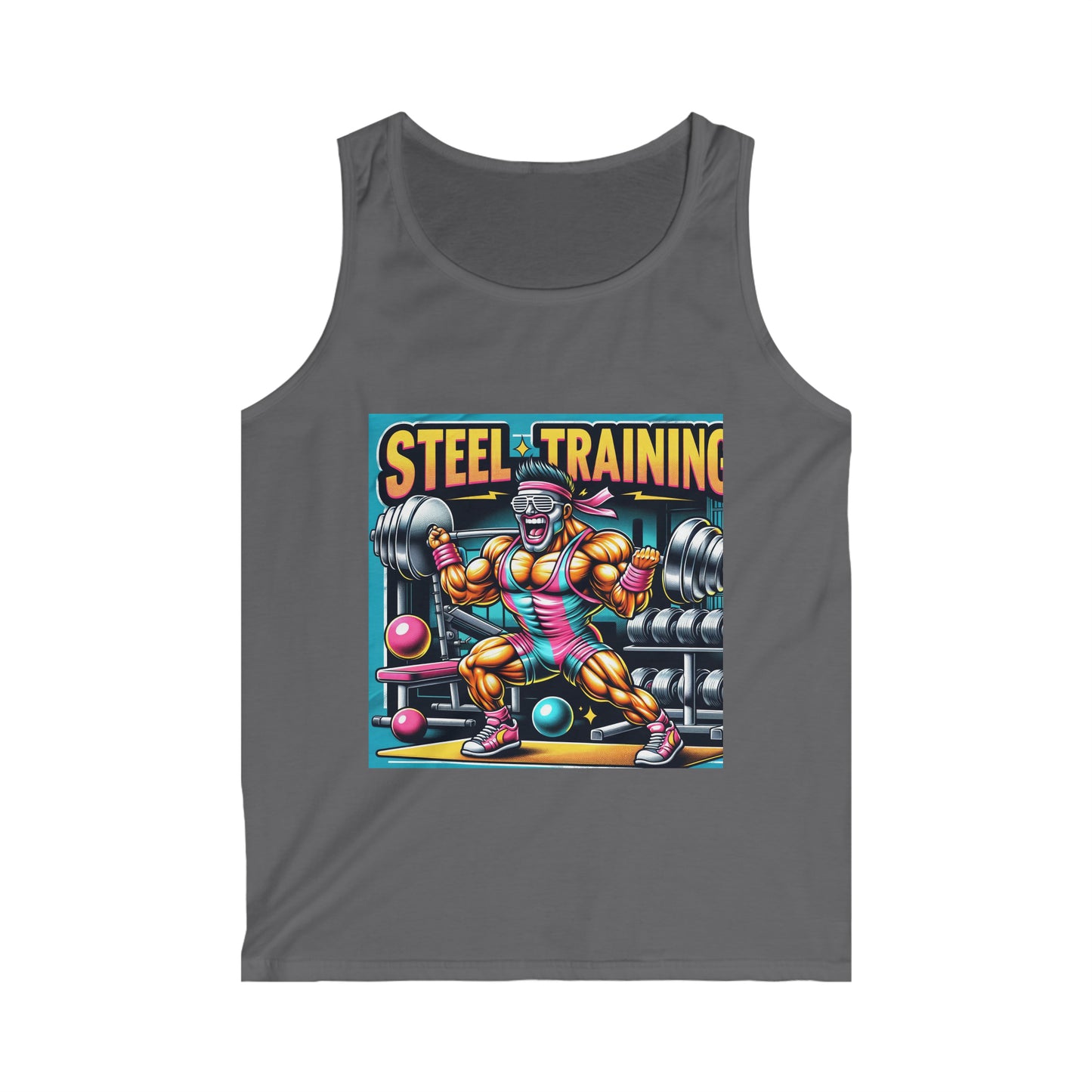 Steel Training Men's Softstyle Tank Top (A0005-ST)