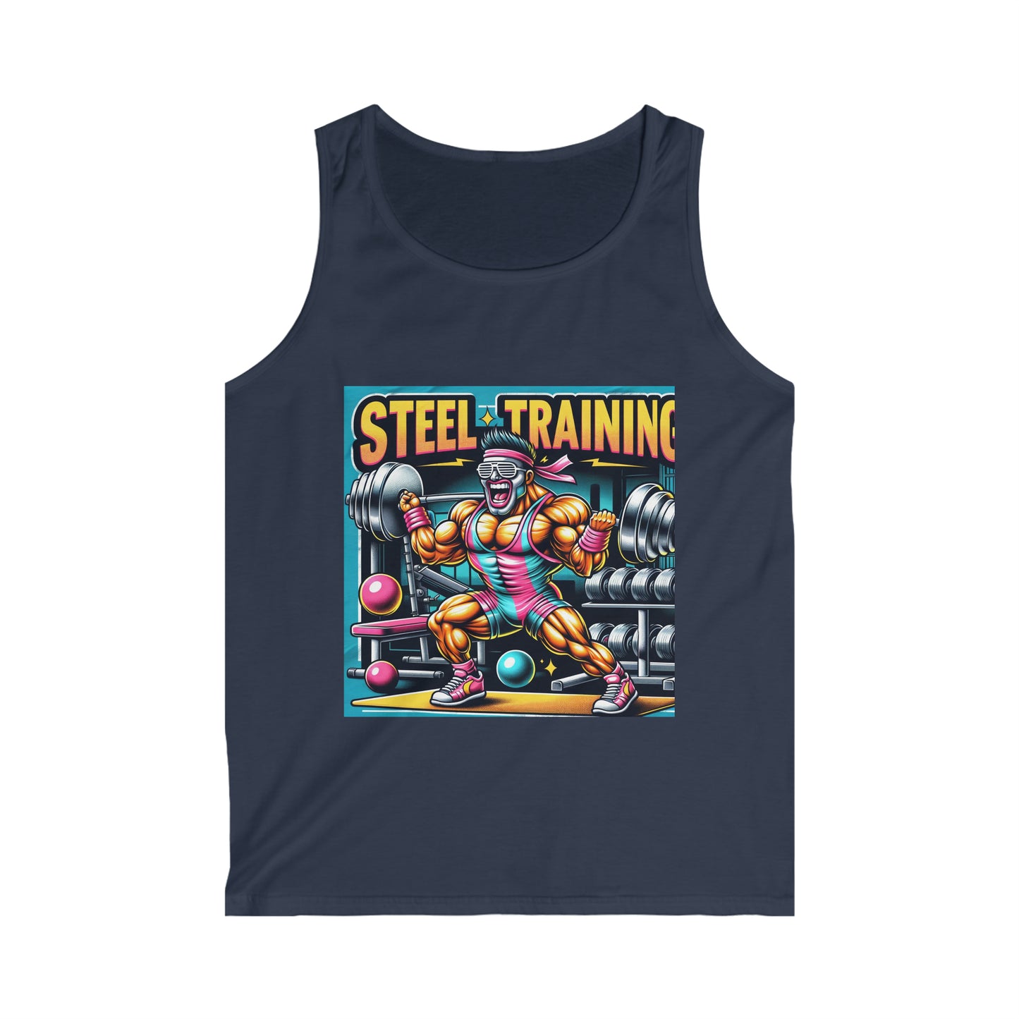 Steel Training Men's Softstyle Tank Top (A0005-ST)