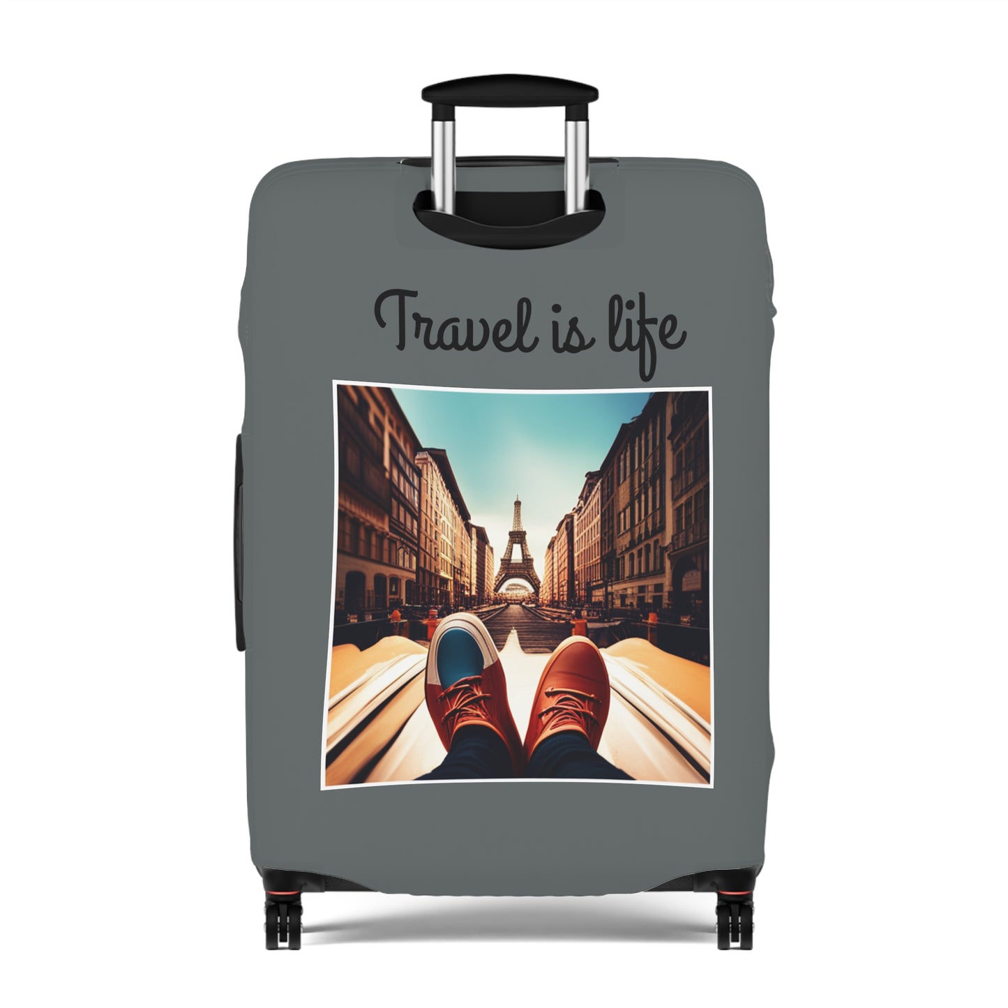 Travel addicted  Luggage Cover