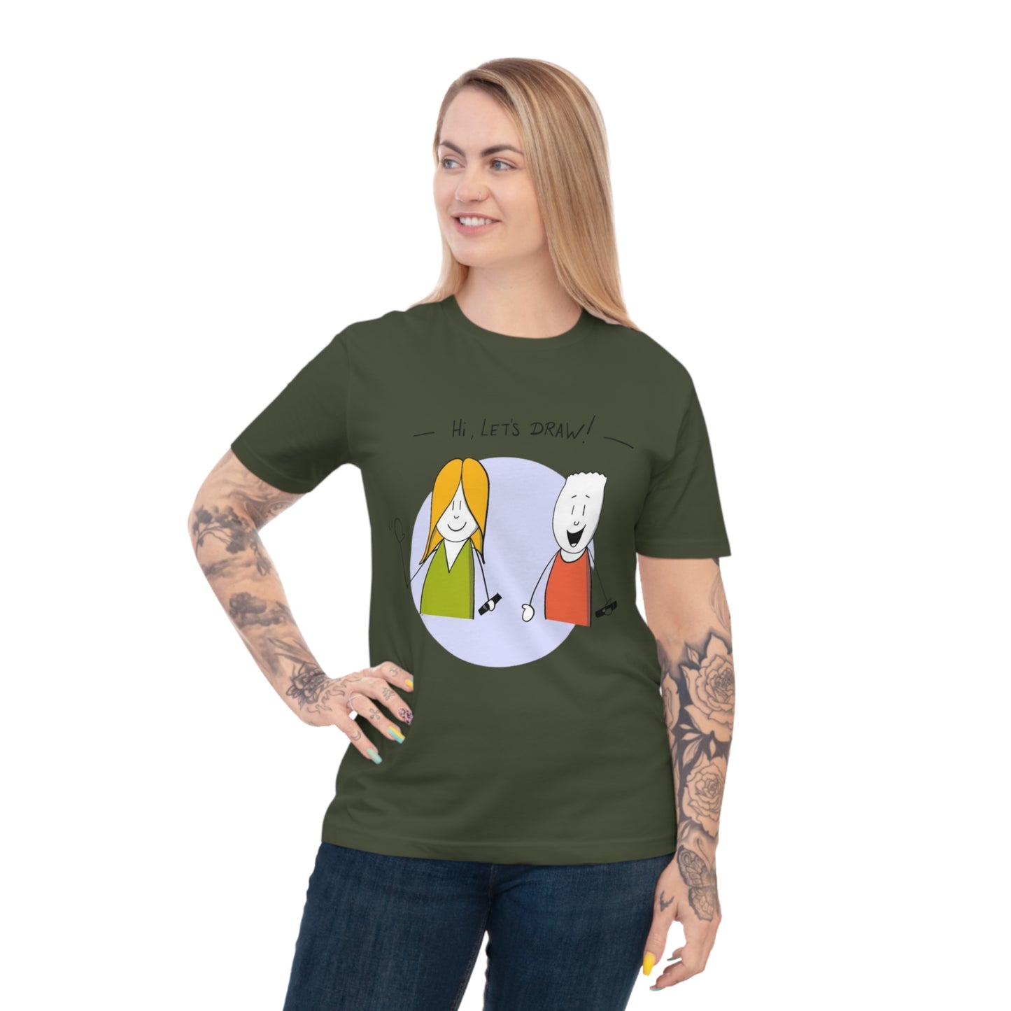 'Lets Draw' Unisex Classic Jersey T-shirt