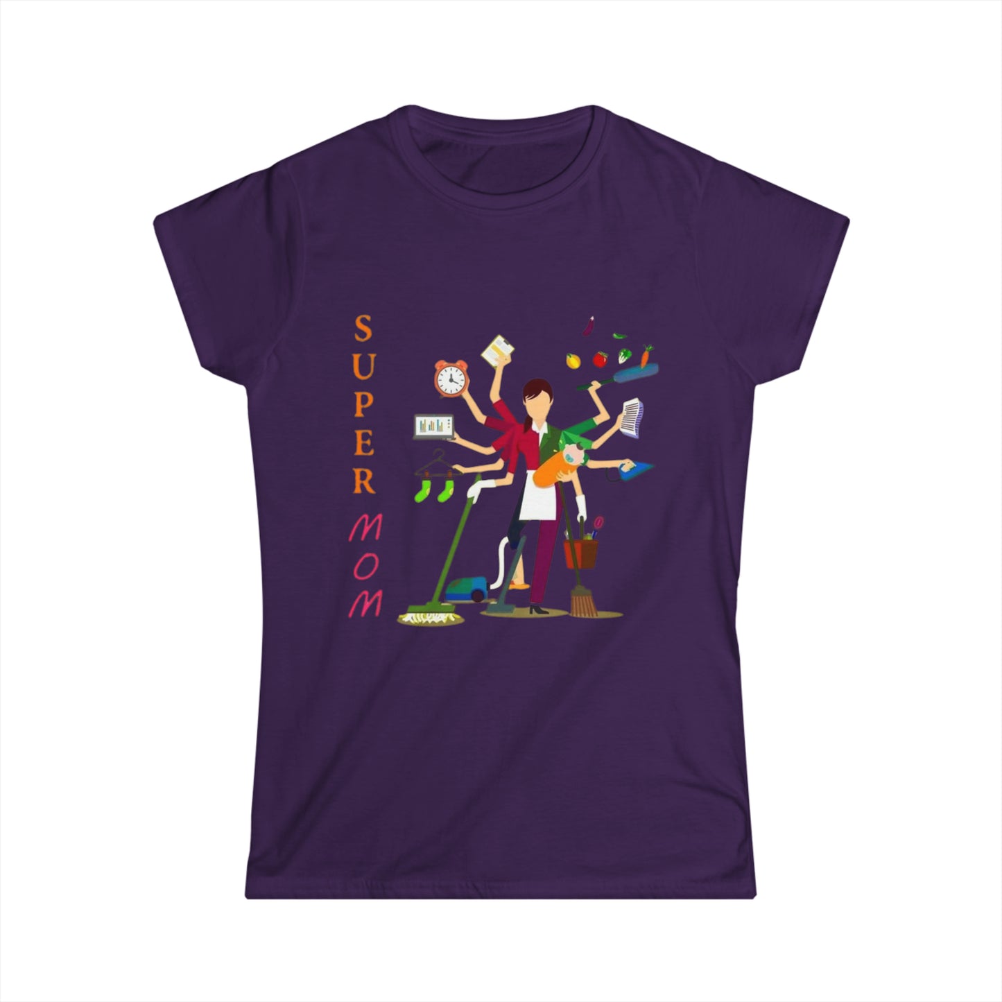 Super Mom - Women's Softstyle Tee