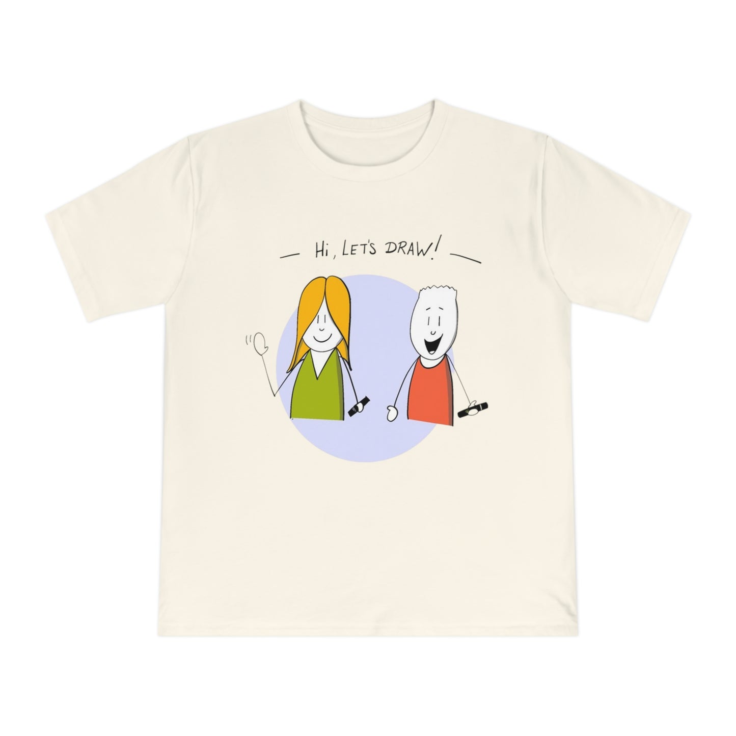 'Lets Draw' Unisex Classic Jersey T-shirt