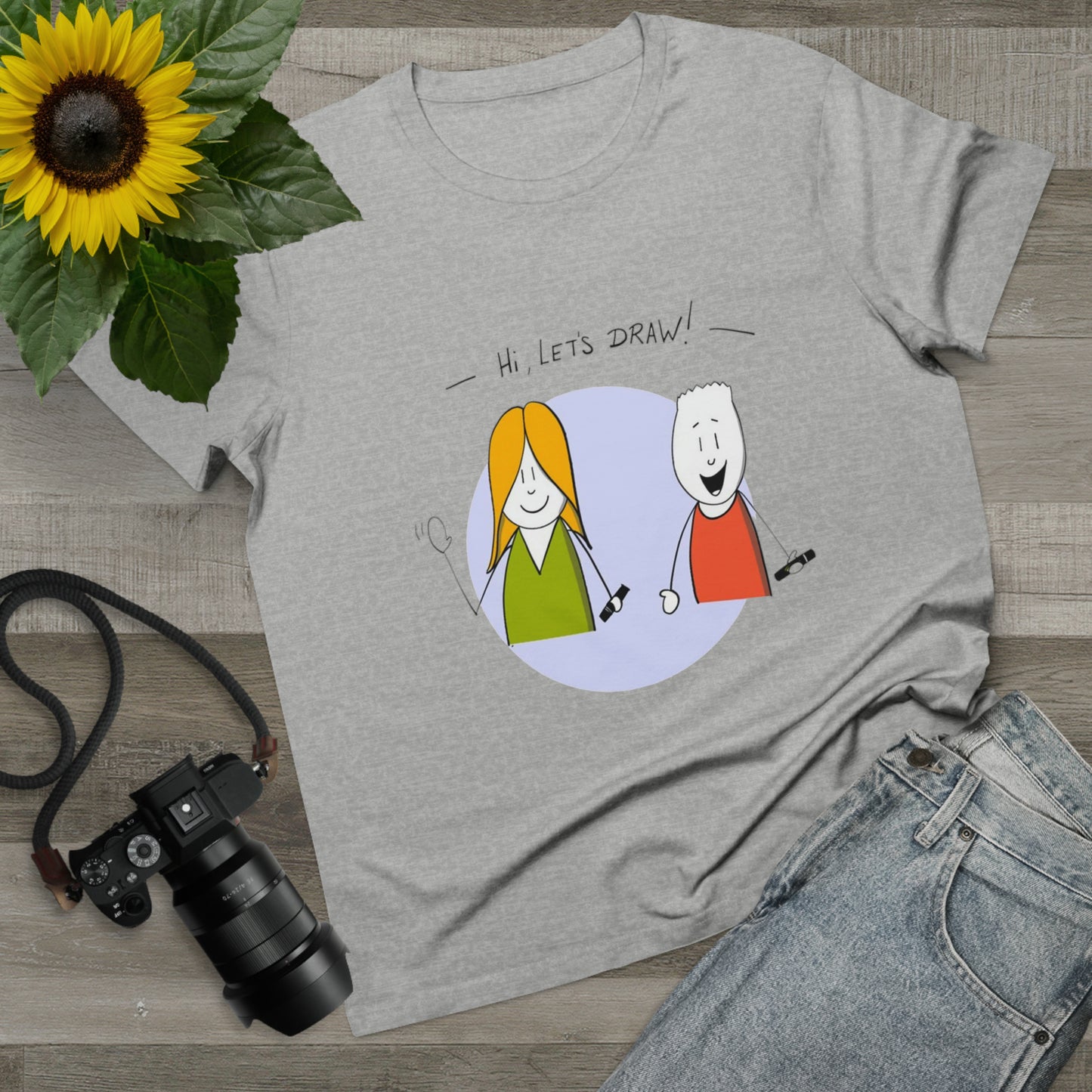 Let's Draw - Women’s Tee (LT-001 for AU, NZ market)