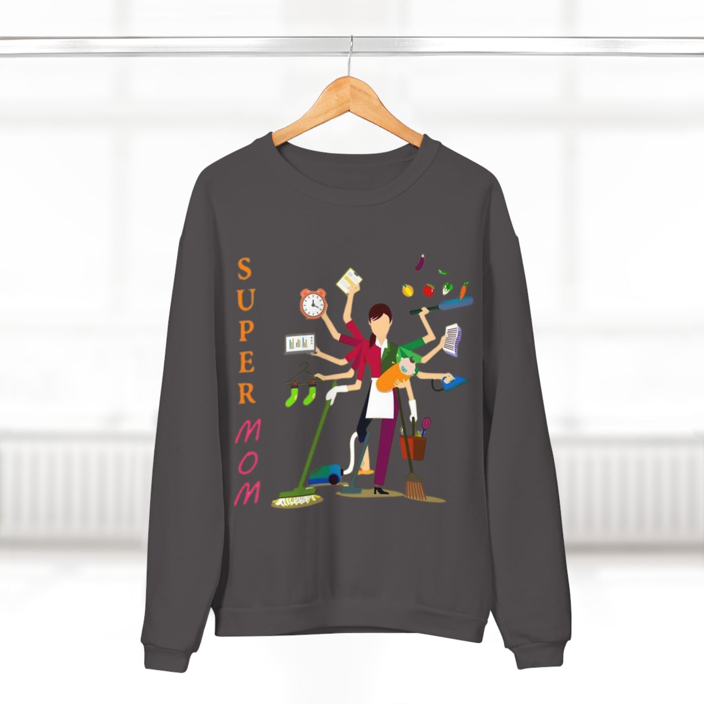 Super MoM - Unisex Crew Neck Sweatshirt (EU)