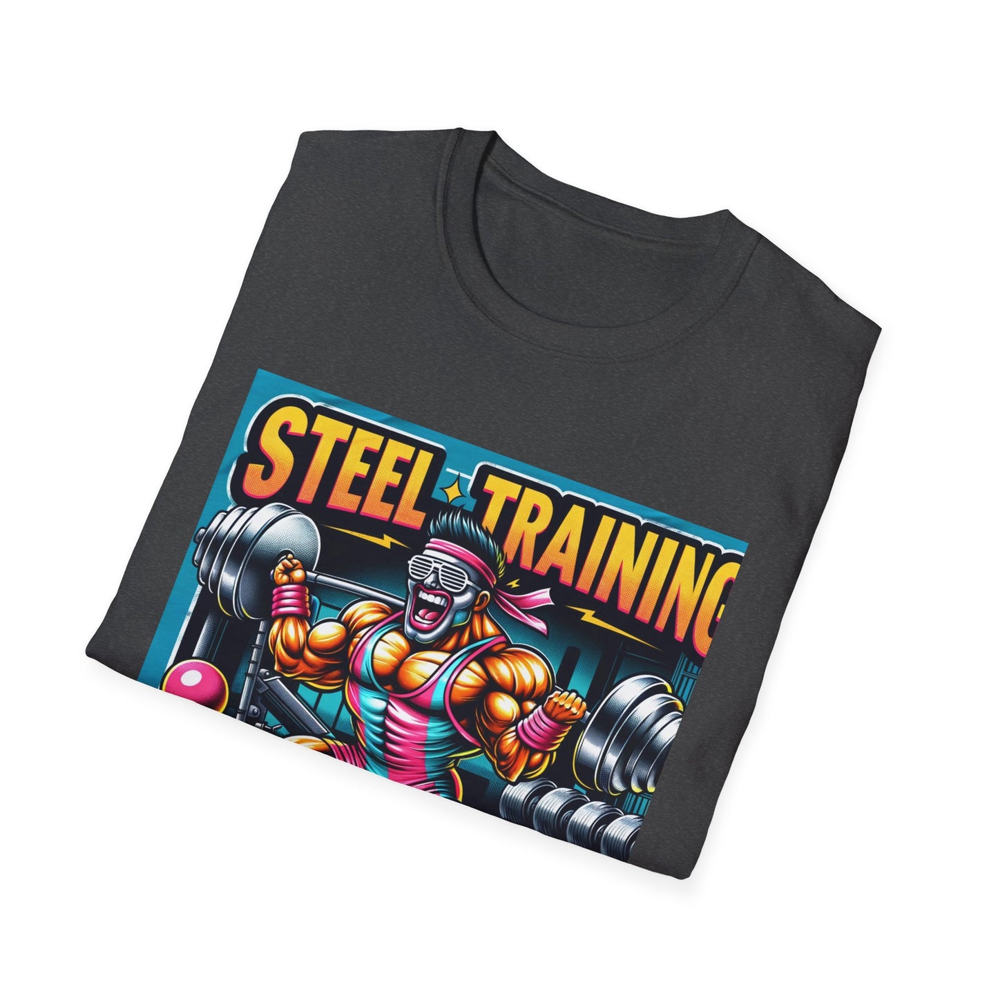 Steel Training T-Shirt/Gym Fitness&Aerobic/Steel Workouts (A0005-ST)