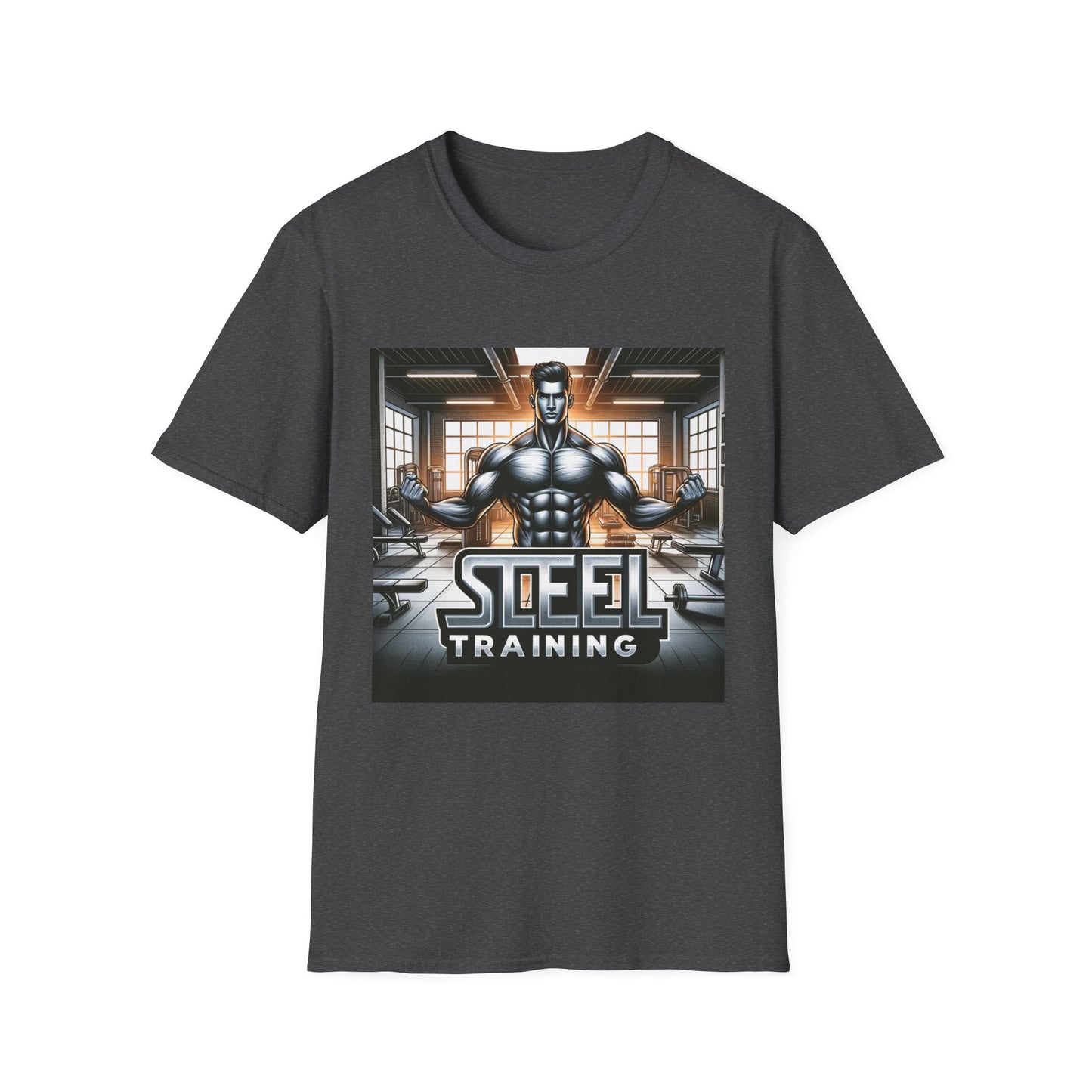 Steel Training T-Shirt/Gym Fitness&Aerobic/Steel Workouts (A0006-ST)