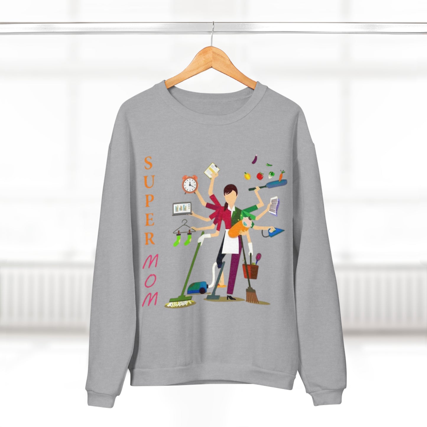 Super MoM - Unisex Crew Neck Sweatshirt (EU)